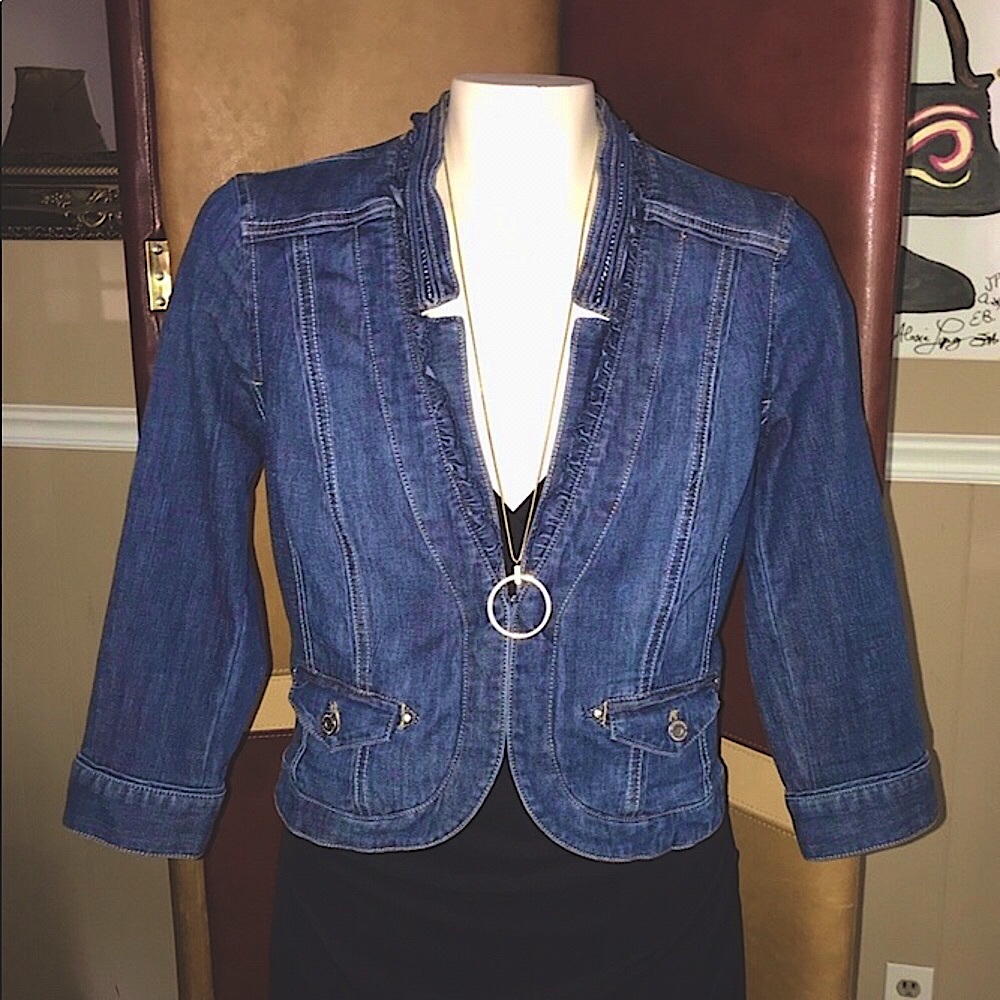 WHBM Cute blue Jean jacket